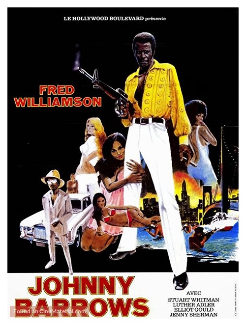 Mean Johnny Barrows - French Movie Poster