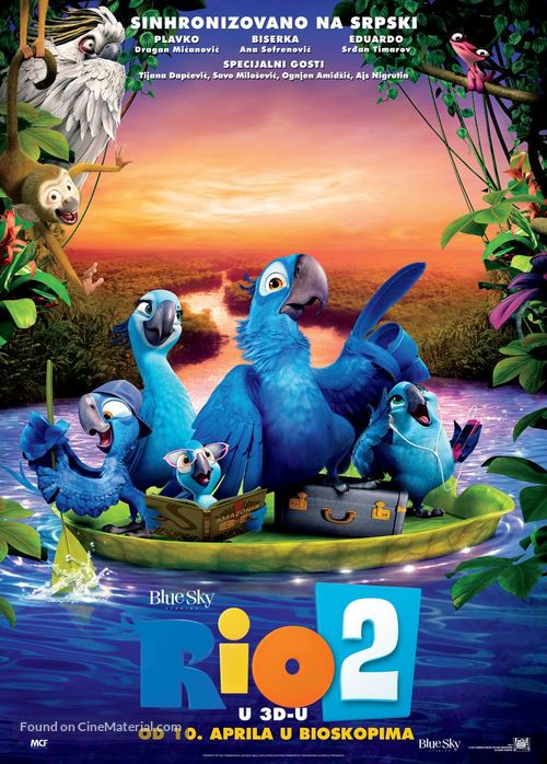 Rio 2 - Serbian Movie Poster