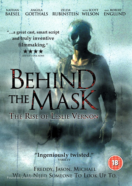 Behind the Mask: The Rise of Leslie Vernon - British DVD movie cover