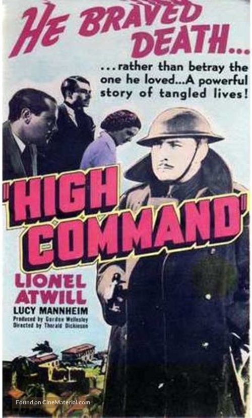 The High Command - British Movie Poster