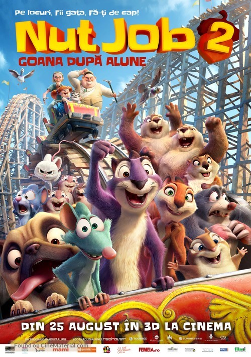 The Nut Job 2 - Romanian Movie Poster
