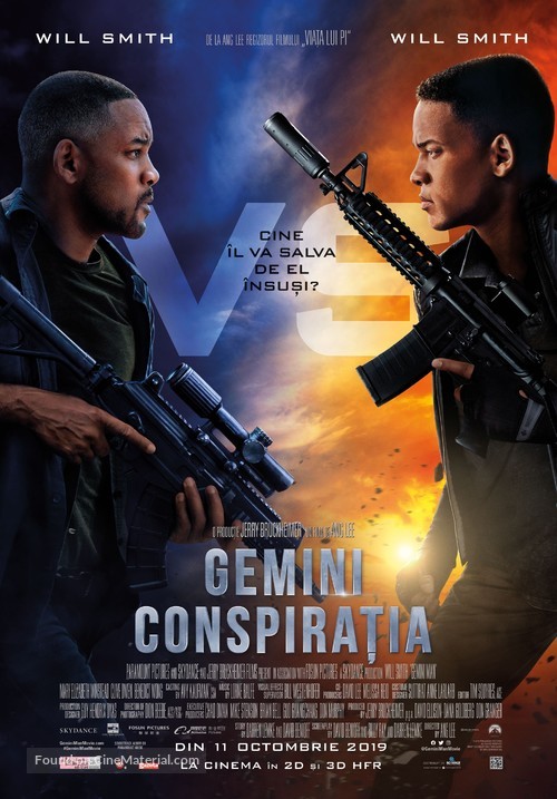 Gemini Man - Romanian Movie Poster