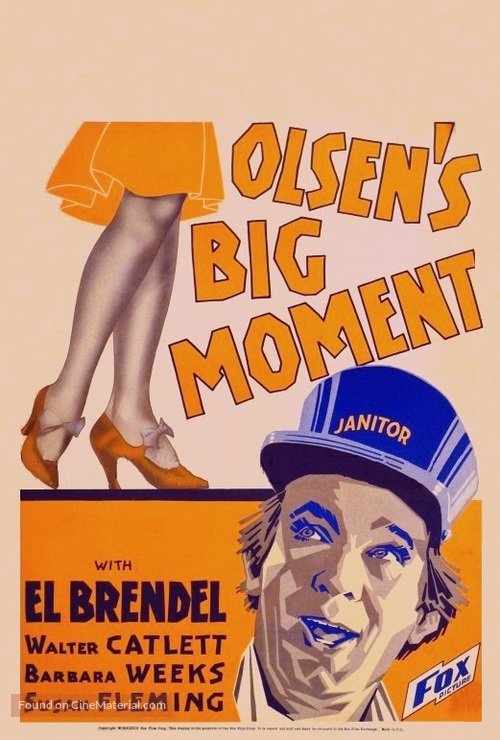 Olsen&#039;s Big Moment - Movie Poster