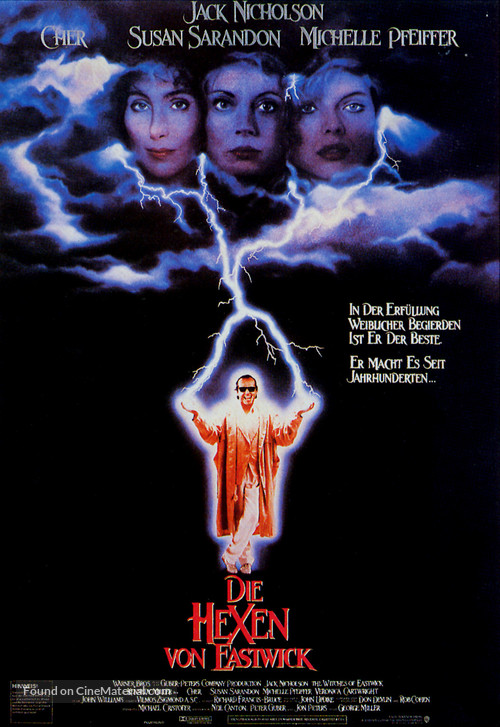 The Witches of Eastwick - German Movie Poster