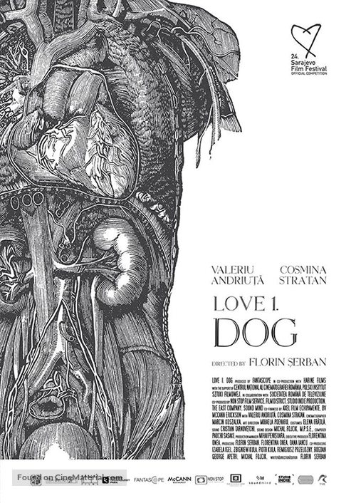 Dragoste 1: C&acirc;ine - Romanian Movie Poster
