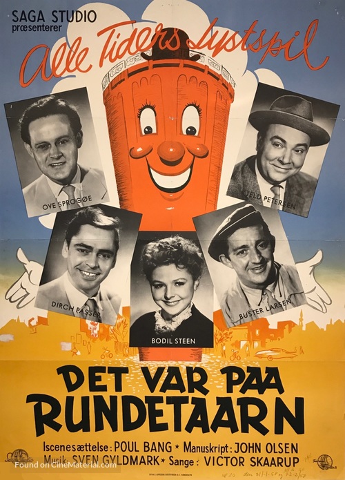 Det var paa Rundetaarn - Danish Movie Poster