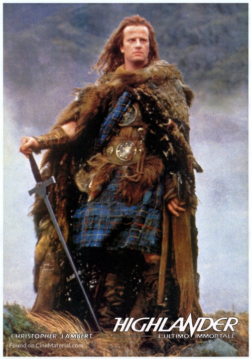 Highlander - Italian Movie Poster