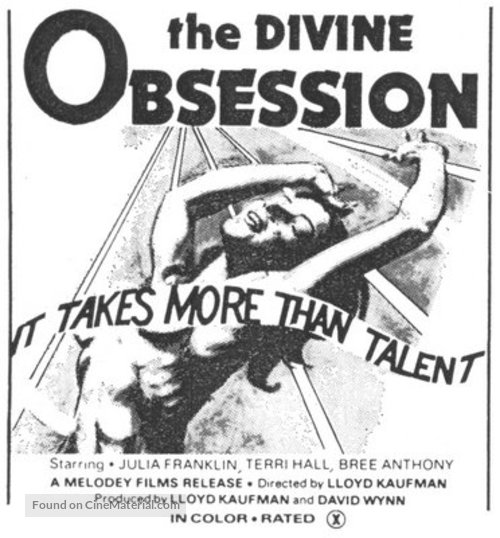 The Divine Obsession - Movie Poster