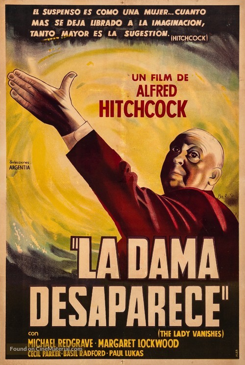 The Lady Vanishes - Argentinian Movie Poster