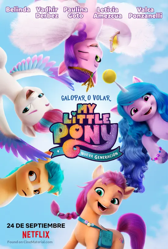 My Little Pony: A New Generation - Mexican Movie Poster