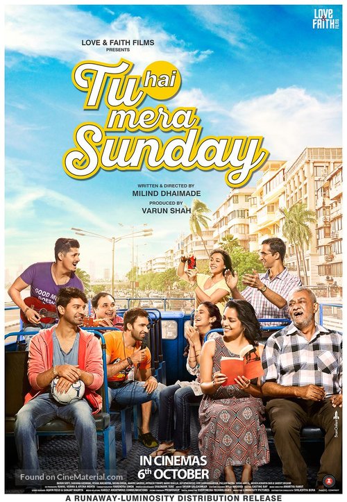 Tu Hai Mera Sunday - Indian Movie Poster