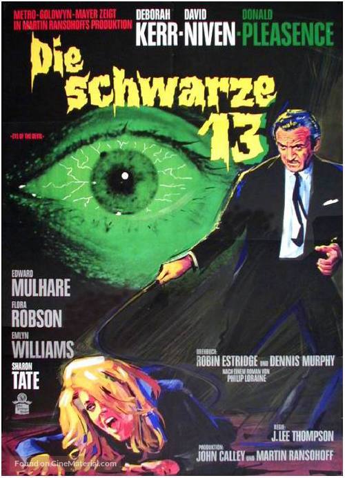 Eye of the Devil - German Movie Poster