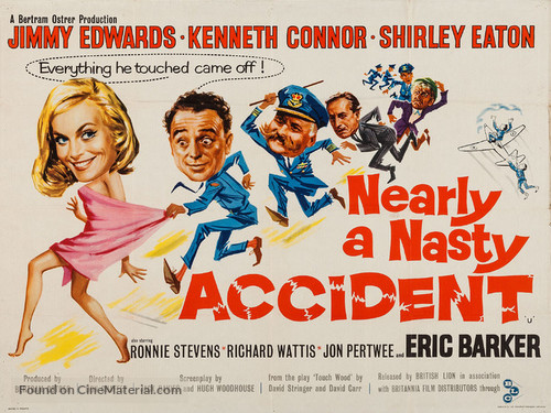 Nearly a Nasty Accident - British Movie Poster