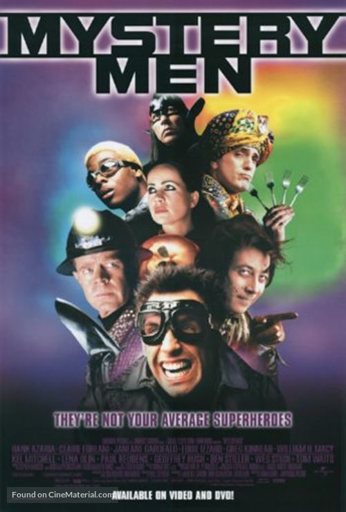 Mystery Men - Video release movie poster