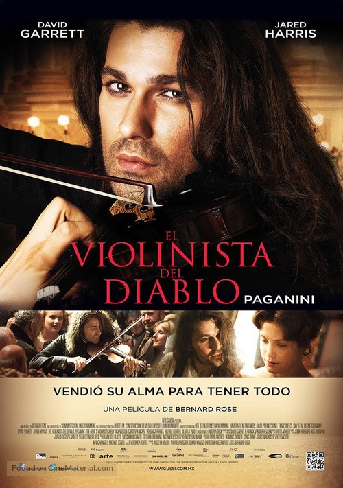 The Devil&#039;s Violinist - Mexican Movie Poster
