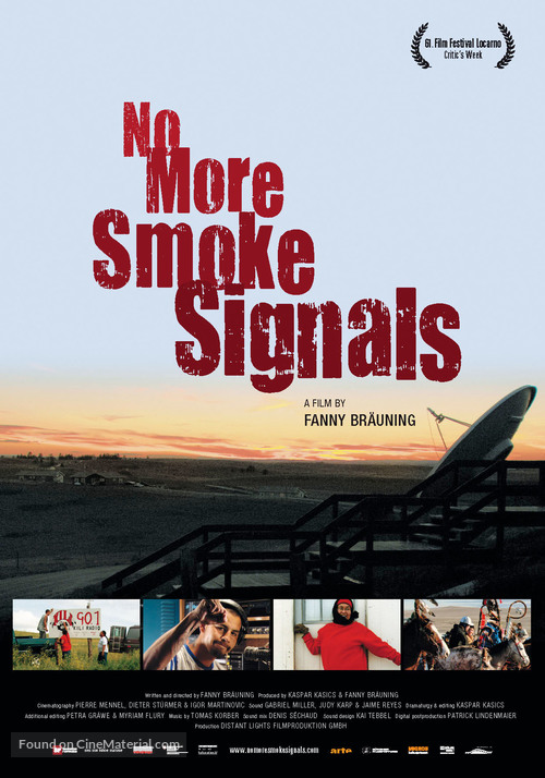 No More Smoke Signals - Swiss Movie Poster
