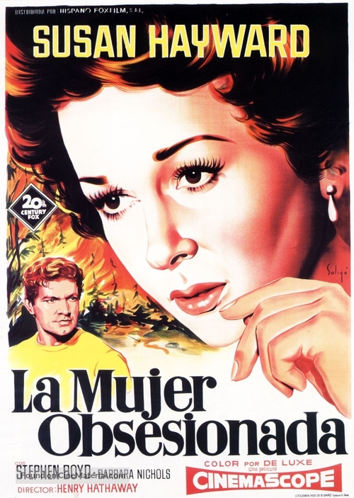 Woman Obsessed - Spanish Movie Poster