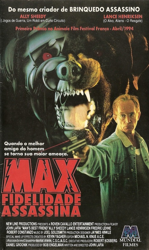 Man&#039;s Best Friend - Brazilian VHS movie cover