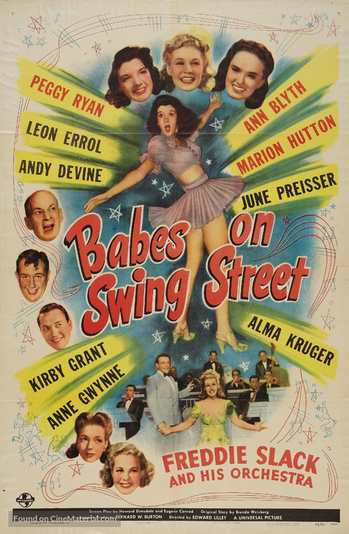 Babes on Swing Street - Movie Poster