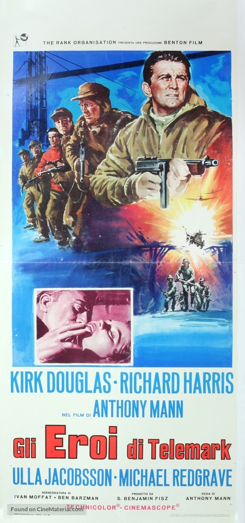 The Heroes of Telemark - Italian Movie Poster