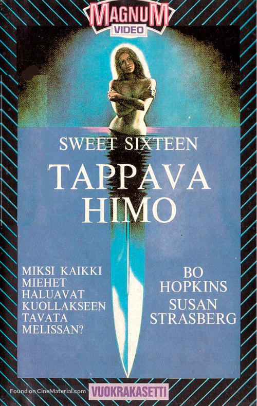 Sweet Sixteen - Finnish VHS movie cover