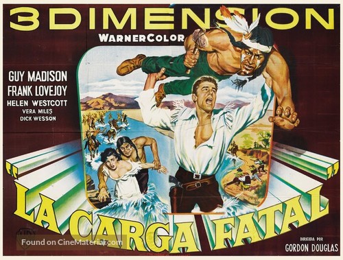 The Charge at Feather River - Argentinian Theatrical movie poster