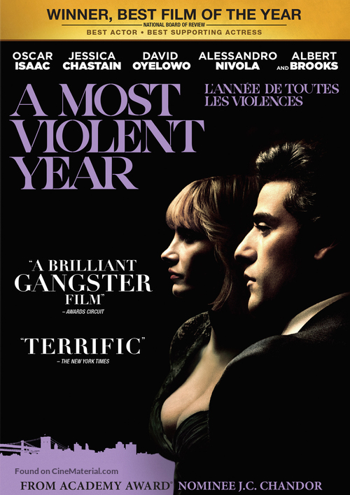 A Most Violent Year - Canadian DVD movie cover