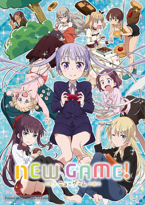 &quot;New Game!&quot; - Japanese Movie Poster