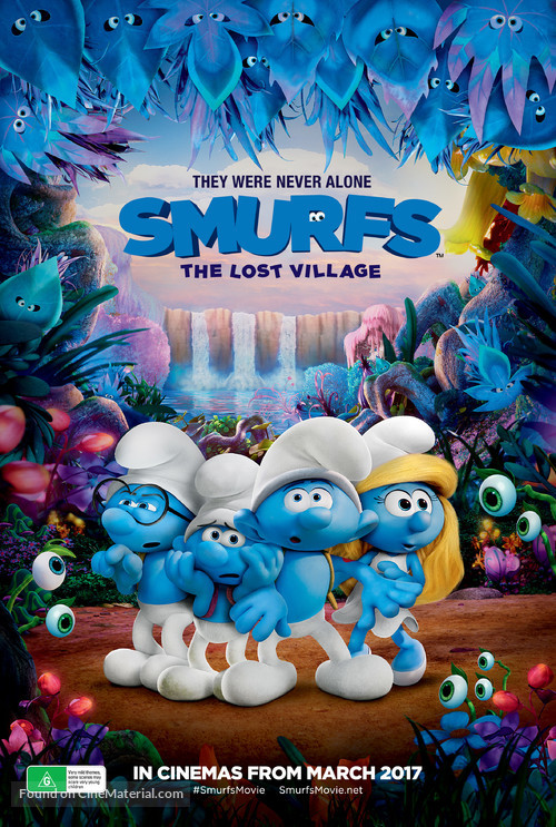 Smurfs: The Lost Village - Australian Movie Poster