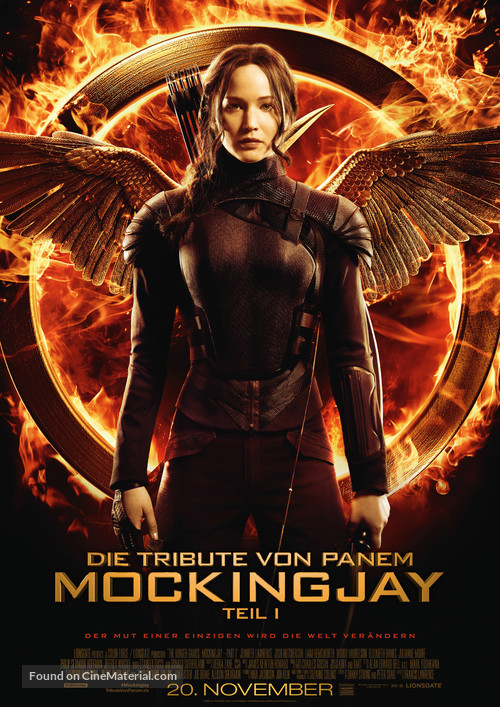 The Hunger Games: Mockingjay - Part 1 - German Movie Poster