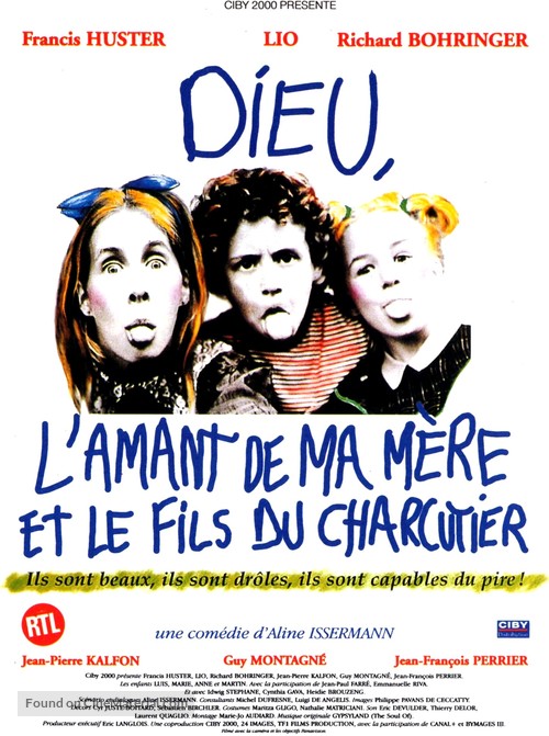 Dieu, l&#039;amant de ma m&egrave;re et le fils du charcutier - French Movie Poster