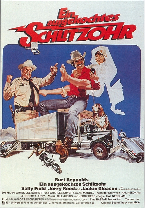 Smokey and the Bandit - German Movie Poster