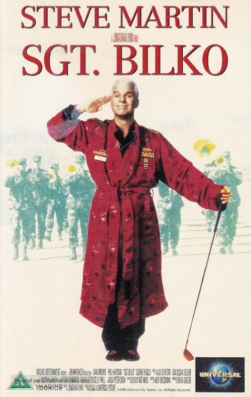 Sgt. Bilko - Danish VHS movie cover