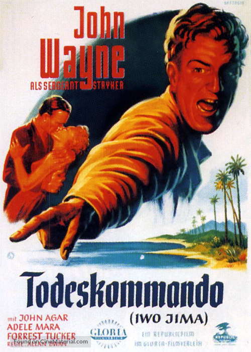 Sands of Iwo Jima - German Movie Poster