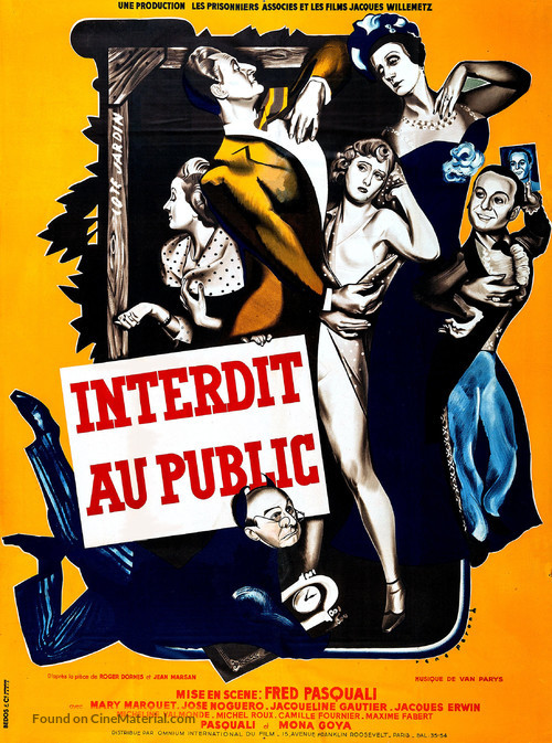 Interdit au public - French Movie Poster