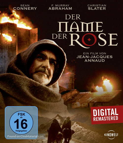 The Name of the Rose - German Blu-Ray movie cover