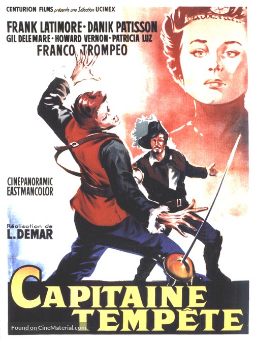 Capitaine temp&ecirc;te - French Movie Poster