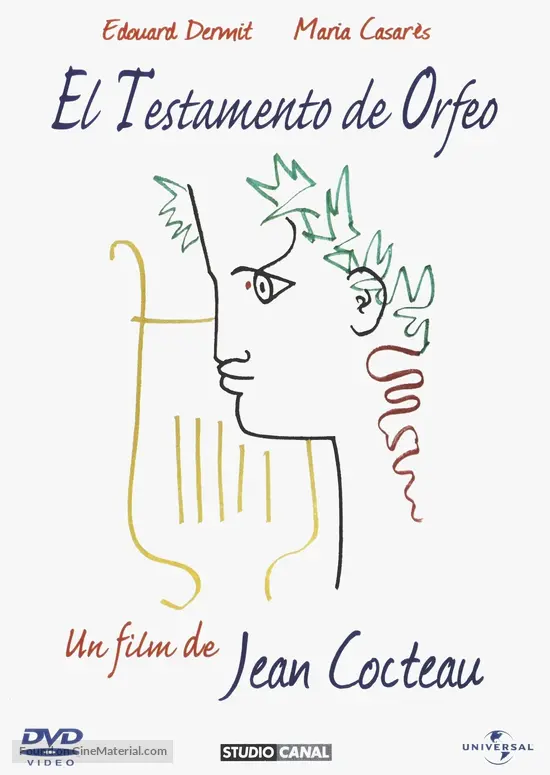 Testament D Orphee Ou Ne Me Demandez Pas Pourquoi Le 1960 Spanish Dvd Movie Cover