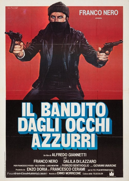Il bandito dagli occhi azzurri - Italian Movie Poster
