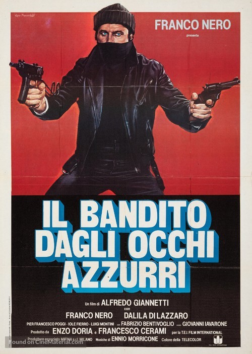 Il bandito dagli occhi azzurri - Italian Movie Poster