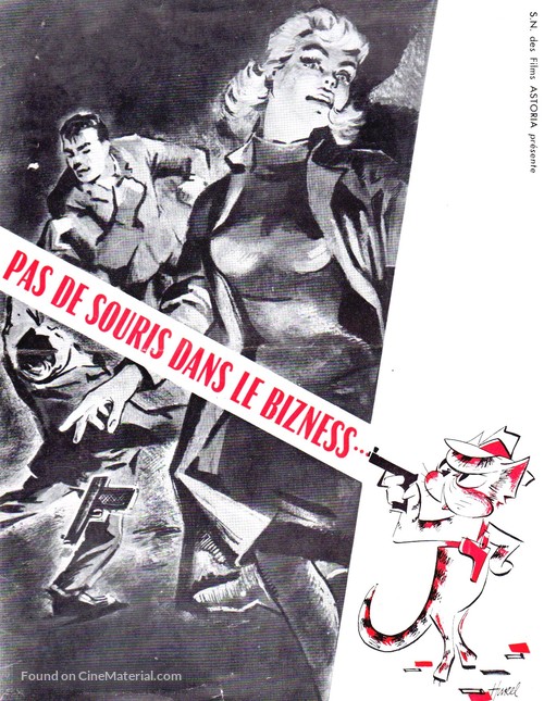 Pas de souris dans le business - French poster