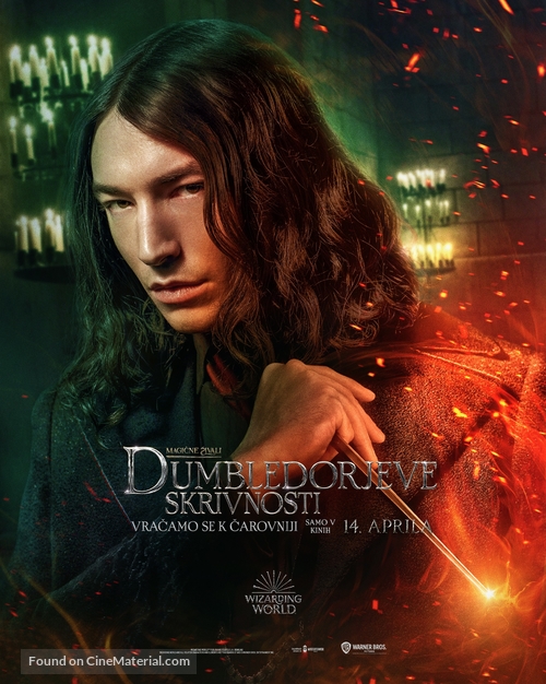 Fantastic Beasts: The Secrets of Dumbledore - Slovenian Movie Poster