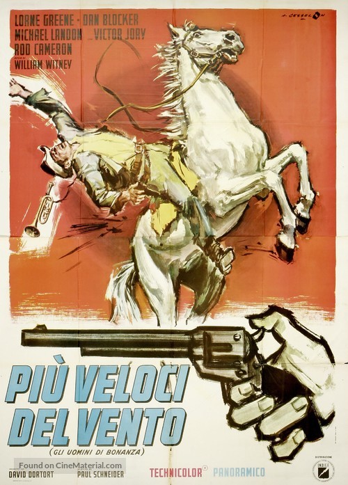 Bonanza: Ride the Wind - Italian Movie Poster