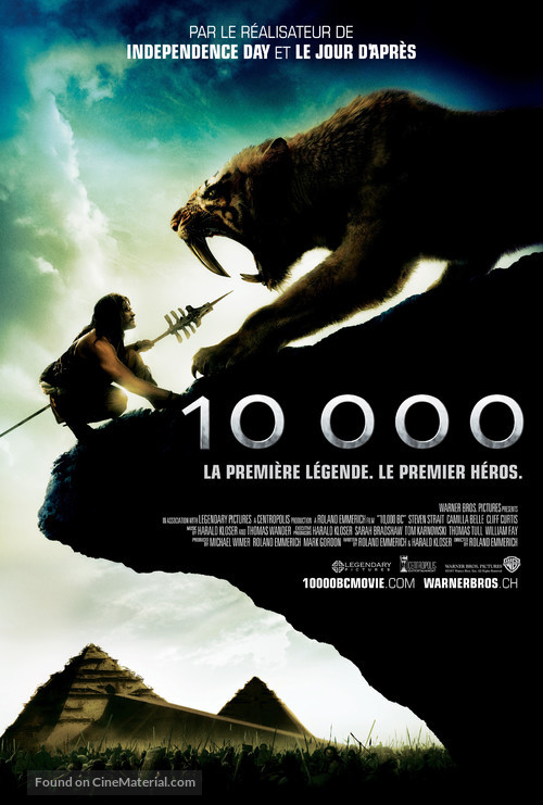 10,000 BC - Swiss Movie Poster