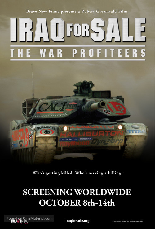 Iraq for Sale: The War Profiteers - Movie Poster