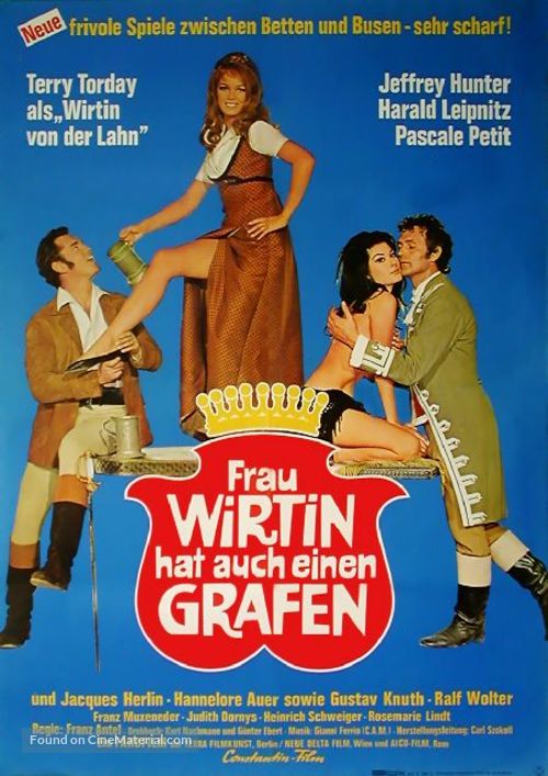 Frau Wirtin hat auch einen Grafen - German Movie Poster