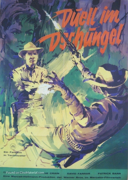 Duel in the Jungle - German Movie Poster