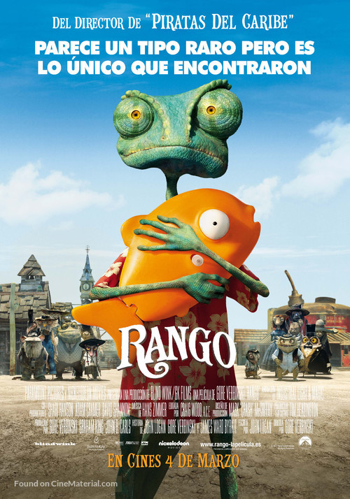 Rango - Spanish Movie Poster