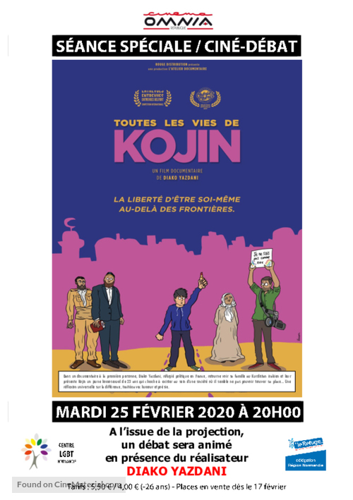 Kojin all the lifes - French Movie Poster