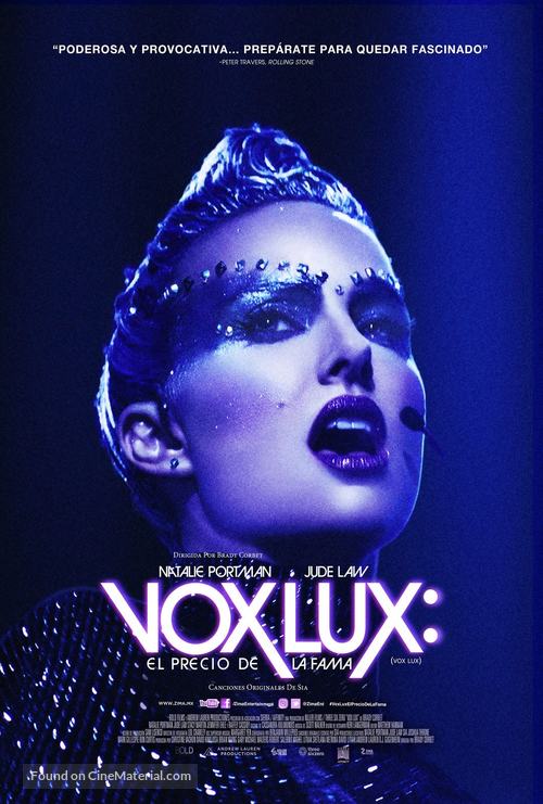 Vox Lux - Mexican Movie Poster